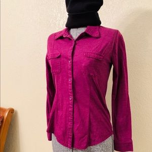 Purple Button Up